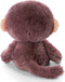 Nici aap Hobson pluche knuffel - bruin - 15 cm