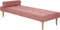 NIORT - Chaise longue - Roze - Polyester