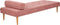 NIORT - Chaise longue - Roze - Polyester