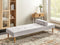 NIORT - Chaise longue - Wit - Polyester