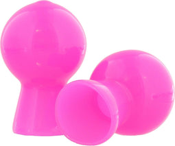 Nipple Sucker Pair in Shiny - Roze - Tepelzuigers