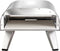BIGHORN Gas Pizza Oven - Buiten - Edelstaal - 30.5cm pizzasteen - Temperatuur tot 460° - Met Gasdrukregelaarset 30 mbar & Slang 50 cm - Draagtas