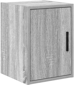 vidaXL - Garage - wandkast - bewerkt - hout - grijs - Sonoma