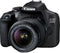 Canon EOS 2000D - DSLR - 24,1 Megapixel - Zwart