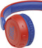 JBL JR310BT - Draadloze kinderkoptelefoon - Veilig geluid tot 85dB - Blauw en Rood