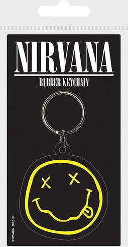 Nirvana - Smile Rubber Sleutelhanger