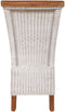 SVJ Eetkamerstoelen - 54x47x97 cm - Rotan - Wit - Set van 6