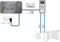Avidsen MAYA 112291 - Bedrade intercom met camera - 7-inch kleurenscherm met spiegeleffect