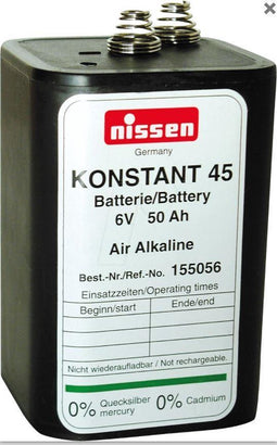 nissen konstant 45 batterij 6V 50 Ah Air Alkaline