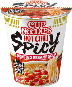 Nissin Cup Noodles Hot Chili Spicy - Voordeelverpakking - 8 stuks