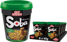 Nissin Soba Cup Teriyaki - Voordeelverpakking - 8 stuks