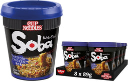 Nissin Soba Cup Yakitori Chicken - Voordeelverpakking - 8 stuks