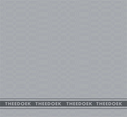 DDDDD Pelle - Theedoek - 60x65 cm - Grijs - Set van 6 stuks
