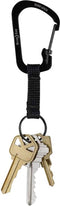 NITE Ize NI-CSLW3-01-R6 Keyring Gr.3 Sleutelkarabijn Zwart 1 stuk(s)