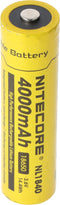 Nitecore 18650 Li-Ion accu, NL1840, 4000mAh, met beveiligingscircuit