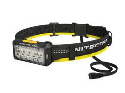Nitecore HU2000 work headlamp, up to 2000 lumens, without own power source, NiteLab UHE LEDs, with u
