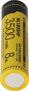 Nitecore Li-Ion batterij 18650 3500 mAh NL1835HP, afmetingen ca. 69,4 x 18,3 mm