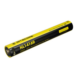 Nitecore Li-Ion battery 3.7V 1600mAh 2x 14500 USB-C for MT2A Pro flashlight