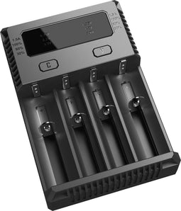 Nitecore New i4 batterij lader voor Li-ion/Nimh/Ni-Cd batterijen