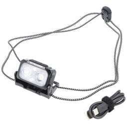 Nitecore NU25UL headlamp, ultra light, simple strap headband, 3 light sources, two button operation