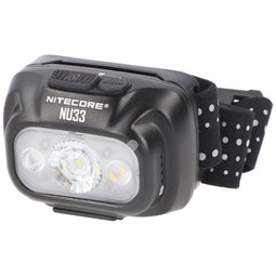 Nitecore NU33 Headtorch, USB-C Rechargeable Headtorch with 3 Light Sources, 700 Lumens