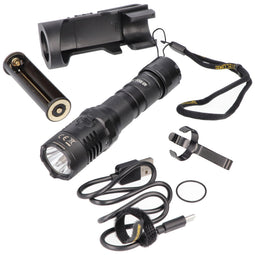 Nitecore P20i UV LED flashlight, 4x UV LEDs, for forensics, appraisals, document checking, currency