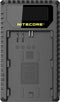 Nitecore UCN1 Camera accu lader voor Canon accu's