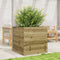 vidaXL - Plantenbak - 70x70x68,5 - cm - geïmpregneerd - grenenhout