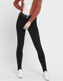 ONLY ONLPAOLA LIFE HW SK DNM AZG 132907 NOOS - Dames Jeans - Skinny - Regular waist - Binnenbeenlengte 75 cm - Maat L30