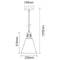 V-TAC VT-7520 - Hanglamp - E27 60W - Zandwit