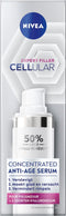 NIVEA CELLular Expert Filler Anti-Age Serum Gezicht - Ouder wordende huid - Gezichtsserum met hyaluronzuur en Puur Foliumzuur - 40 ml