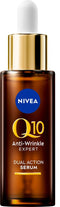 NIVEA Q10 Dual Action Anti-Rimpel Serum - Gezichtsserum met Dubbele Werking - Anti-Age Skincare Vermindert en Voorkomt Rimpels - 30ml