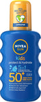 NIVEA SUN Kids Protect & Hydrate Zonnebrand Spray - SPF 50+ - Zonnespray - Met amandelolie - Hydrateert en beschermt - Zonbescherming - 200 ml