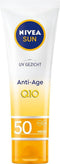 NIVEA SUN UV Anti-Age Q10 Zonnebrand Gezicht - SPF 50 - Zonnebrandcreme - Anti Rimpel Zonnecrème - 50 ml