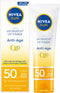 NIVEA SUN UV Anti-Age Q10 Zonnebrand Gezicht - SPF 50 - Zonnebrandcreme - Anti Rimpel Zonnecrème - 50 ml