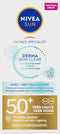NIVEA SUN UV Face Derma Skin Clear Ultralichte Zonnebrand Gezicht - SPF 50+ - Voor de onzuivere huid - Zonnecrème met Niacinamide - Voorkomt Puistjes en Acne - Trekt Snel In - 40ml