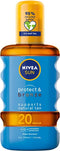 NIVEA Sun Zon Protector Spray Protege & Broncea SPF 20 - 300 ml