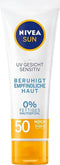NIVEA SUN Zonnecrème Gezicht Gevoelig SPF 50, 50 ml