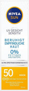 NIVEA SUN Zonnecrème Gezicht Gevoelig SPF 50, 50 ml