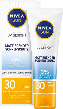 NIVEA SUN Zonnematerende gezichtscrème SPF 30, 50 ml