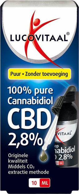 Lucovitaal Hennep CBD 2.8% Voedingssupplement - 10 milliliter