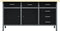 vidaXL - Werkbank - 160x60x85 - cm - staal - zwart