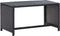 vidaXL - Salontafel - 70x40x38 - cm - poly - rattan - zwart