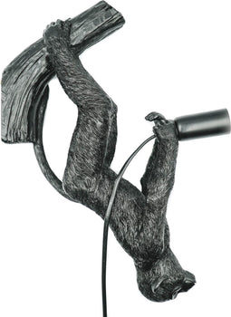Housevitamin Hanging Monkey lamp Black