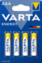 Varta Energy AAA - Batterijen - Alkaline - 4-pack (4 stuks)