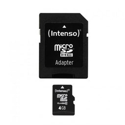 Intenso microSDHC Class 10 - Geheugenkaart 4GB - Lezen 20MB/s - Schrijven 12MB/s