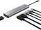 Trust 25661 - 7-in-1 USB-C Multiport Adapter - 3x HDMI 2x USB 3.2 - Aluminium