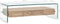 vidaXL - Salontafel - 98x45x31 - cm - gehard - glas - transparant