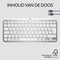Logitech MX Keys Mini - Draadloos Toetsenbord - Automatische LED-verlichting en 3 apparaten koppelen - Grijs