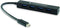 Conceptronic CTC4USB3 - USB 3.0 Hub - 4x USB 3.2 Gen1 poorten - Zwart